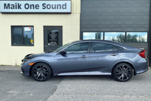 2020 Honda Civic with dark privacy window tint